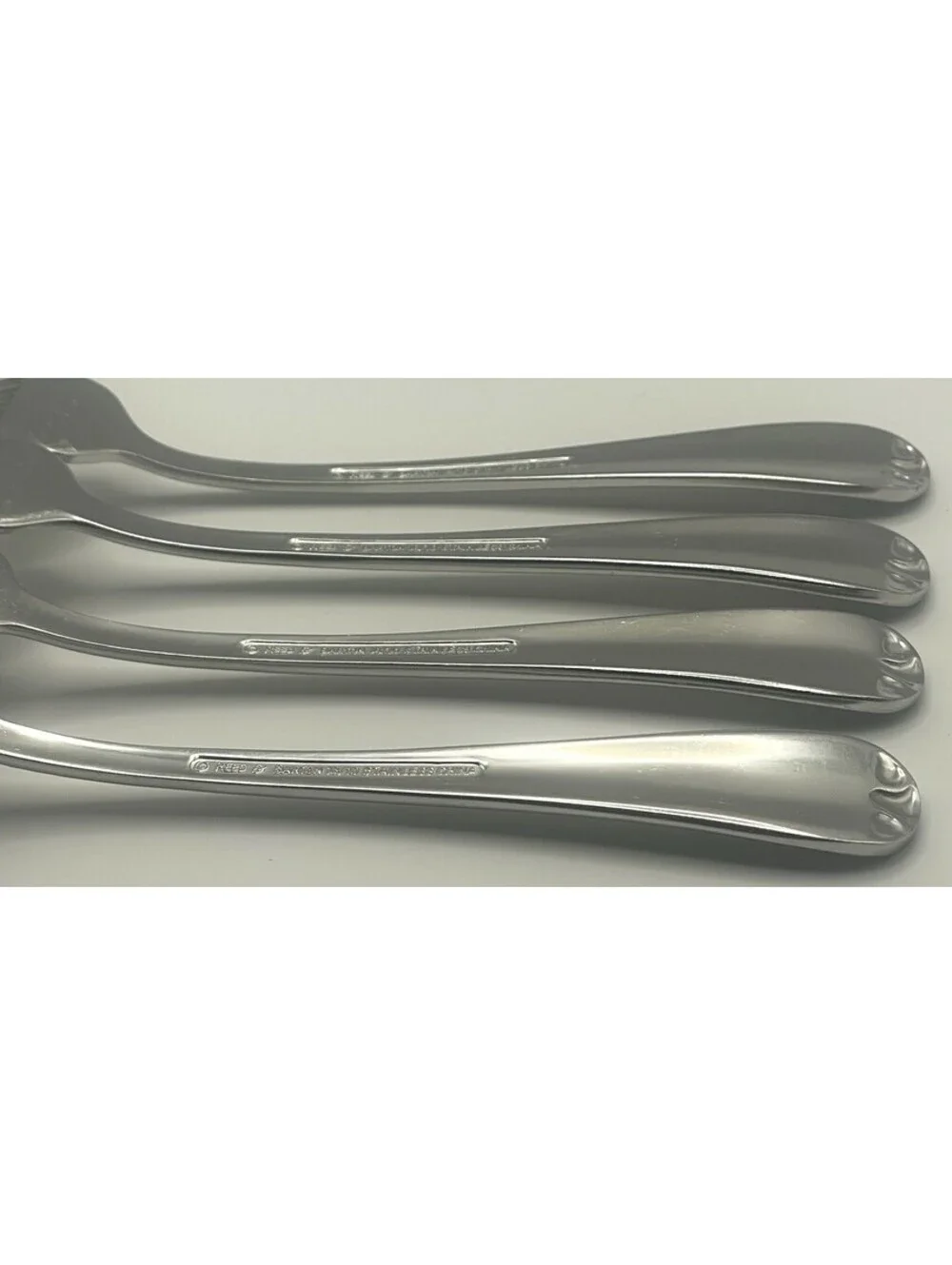 (4) Reed And Barton COLBY 18/10 Stainless China Dinner Fork Lot ~ 8 1/8”